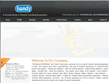 Tablet Screenshot of handyindia.com